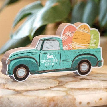 Spring Run Farm Easter Egg Truck Block - The Fox Decor